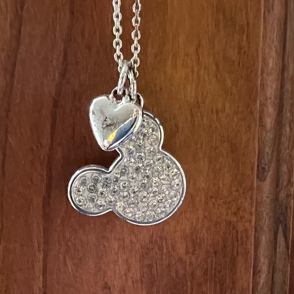 Disney | Jewelry | Disneys Mickey Mouse Silver Necklace | Poshmark